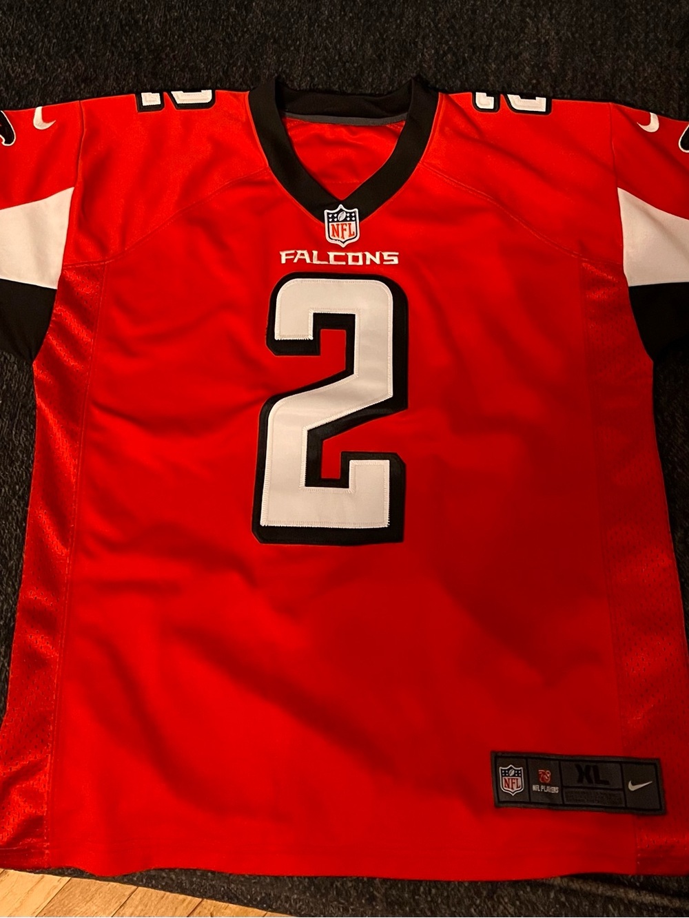 Nike Atlanta Falcons Matt Ryan Red and White #2 Youth Football Jersey
